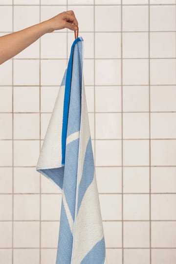 Nova Arte ręcznik 50x90 cm 2 szt. - Light blue-off-white - Mette Ditmer
