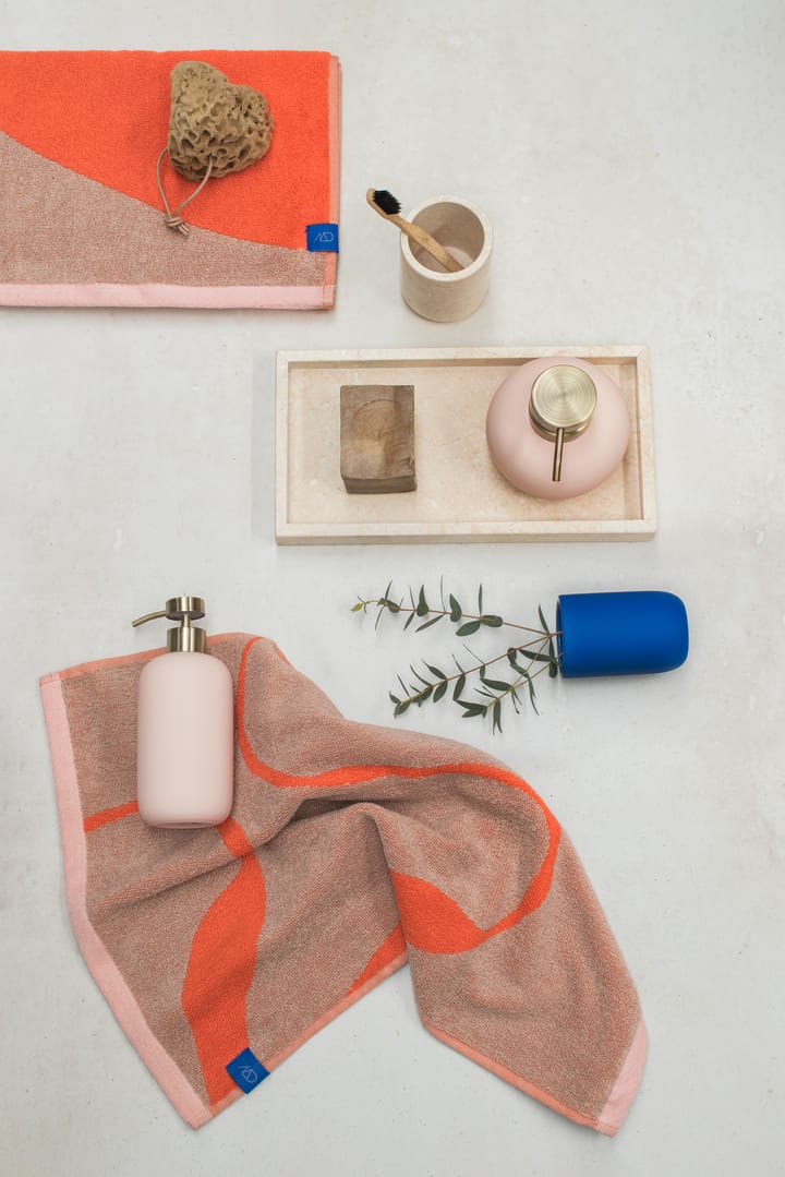 Nova Arte ręcznik dla gości 40x55 cm 2 szt. - Latte-orange - Mette Ditmer