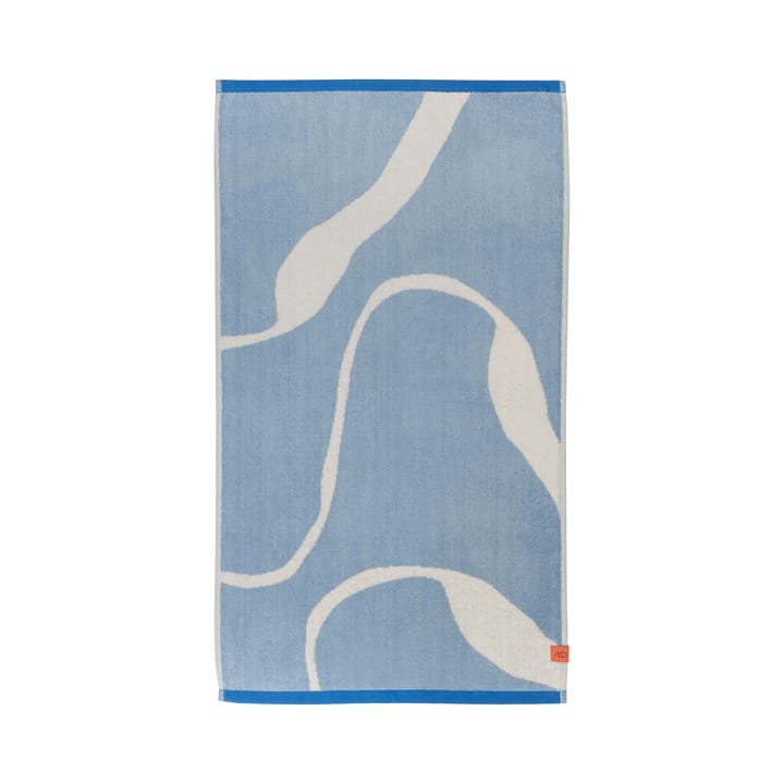 Nova Arte ręcznik kąpielowy 70x133 cm - Light blue-off-white - Mette Ditmer