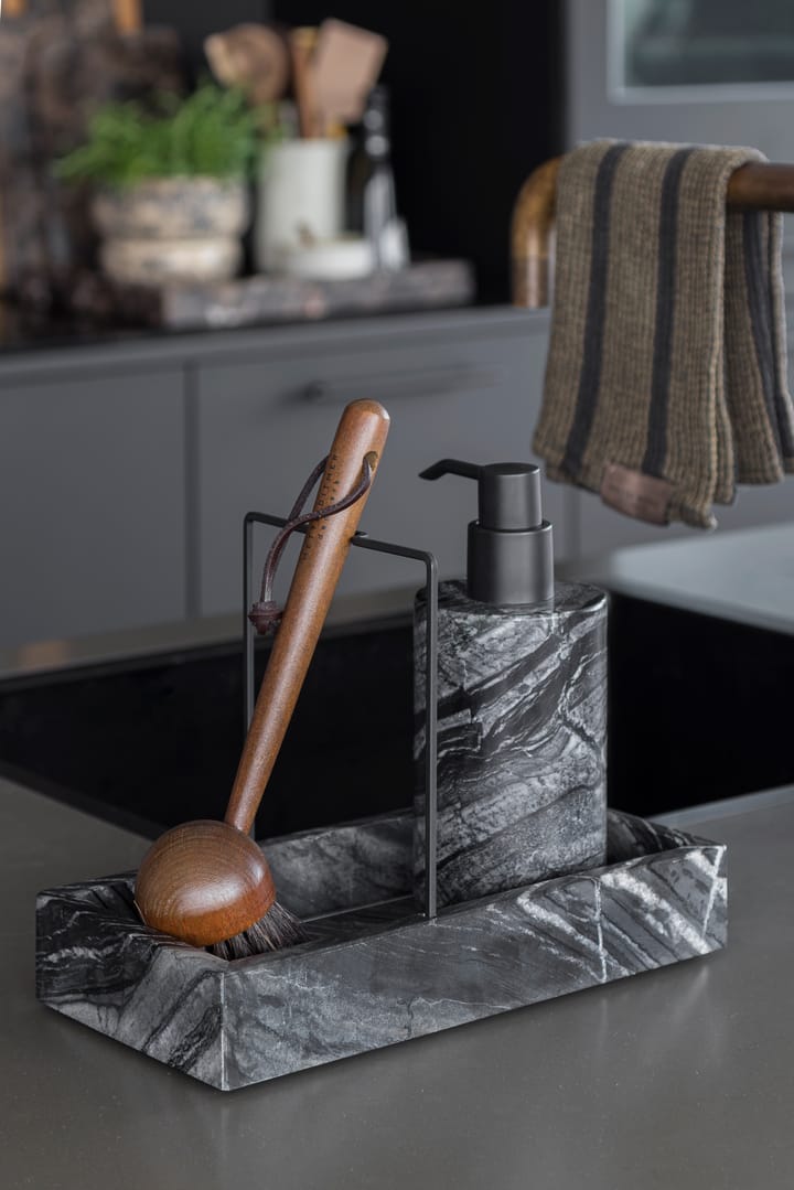 Organizator do zlewu Marble 12x23,5 cm, Black-grey Mette Ditmer