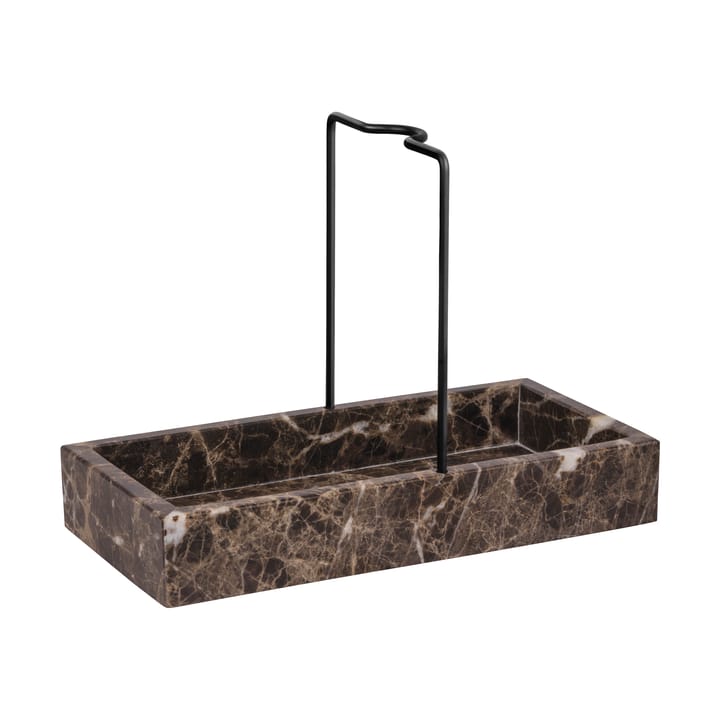 Organizator do zlewu Marble 12x23,5 cm - Brown - Mette Ditmer