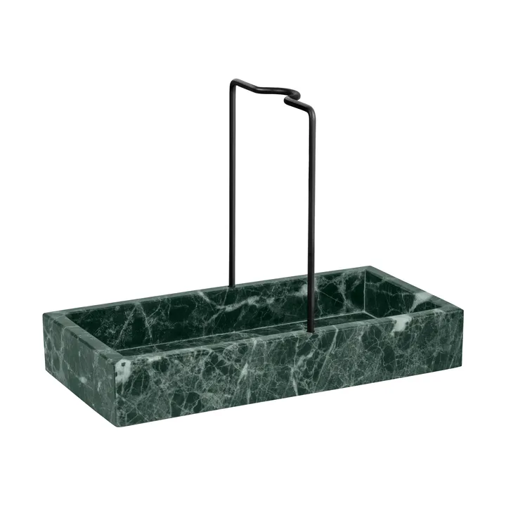 Organizator do zlewu Marble 12x23,5 cm - Zielony - Mette Ditmer