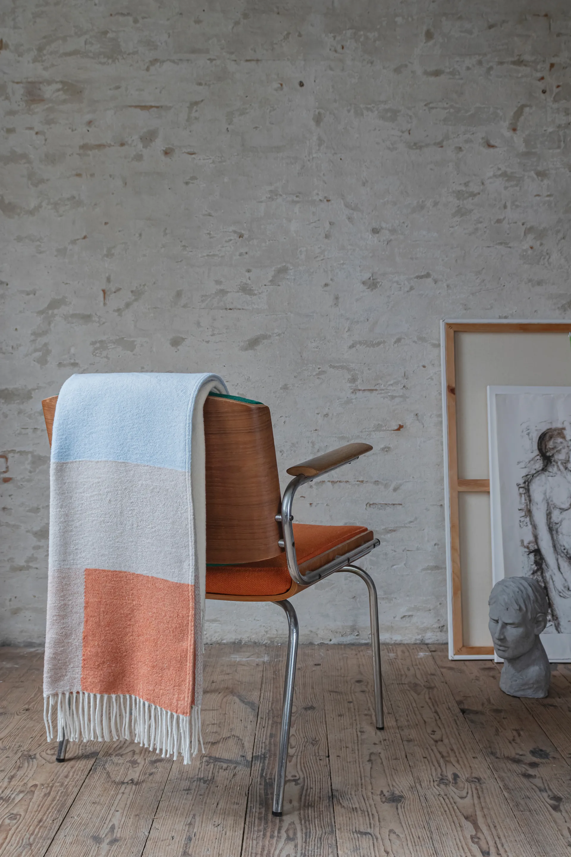 Pled Brick 125x190 cm, Light yellow Mette Ditmer