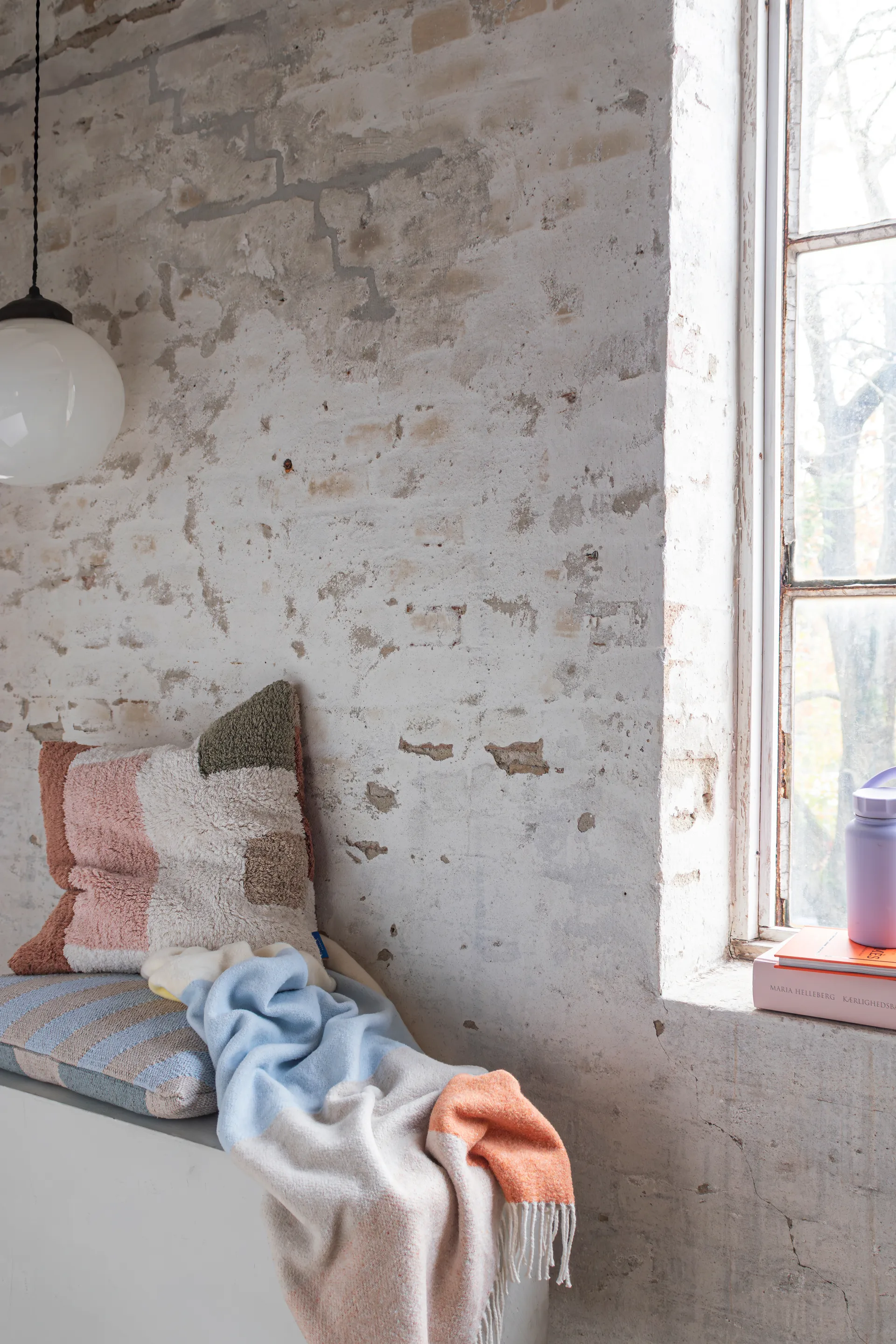 Pled Brick 125x190 cm, Light yellow Mette Ditmer