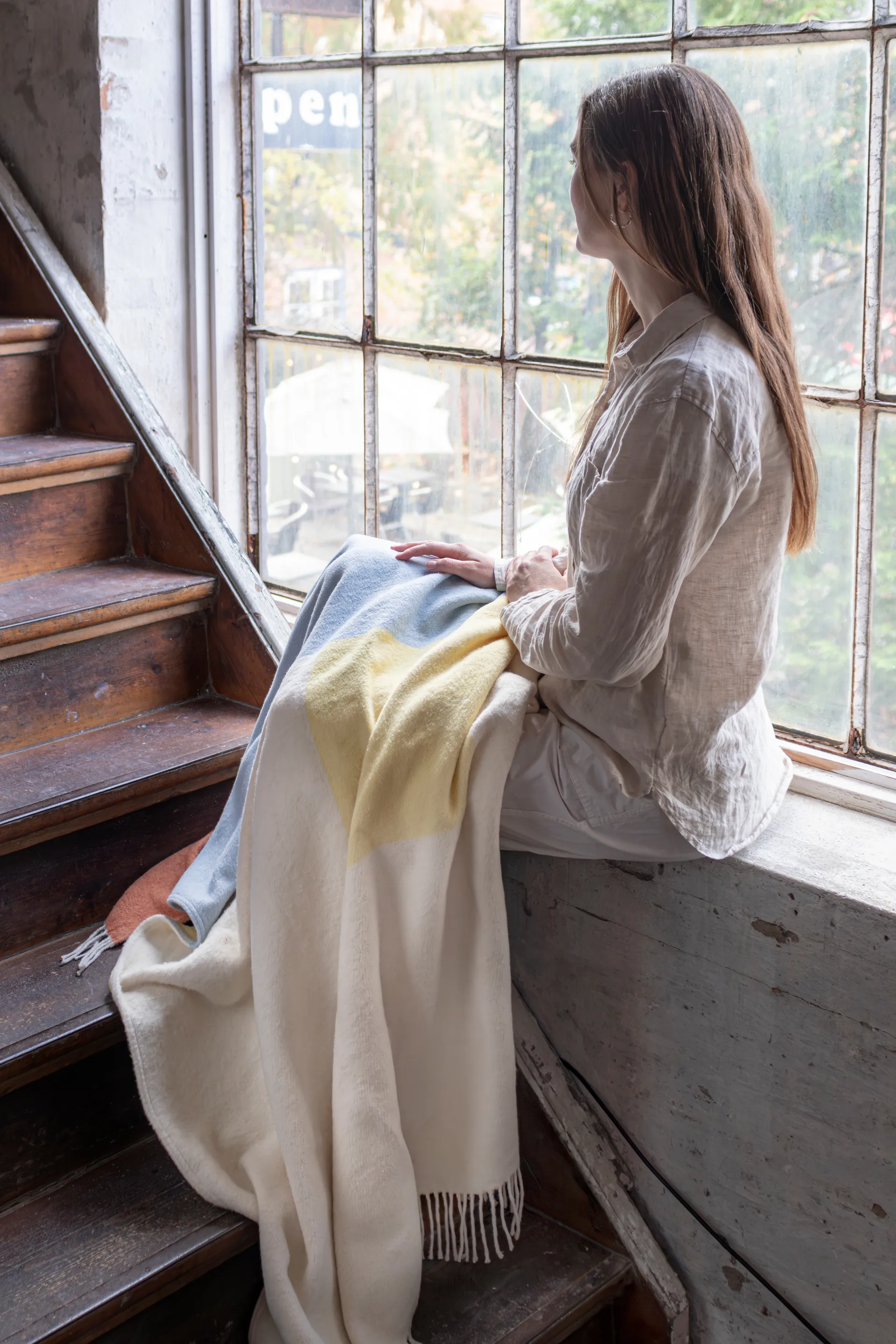 Pled Brick 125x190 cm, Light yellow Mette Ditmer