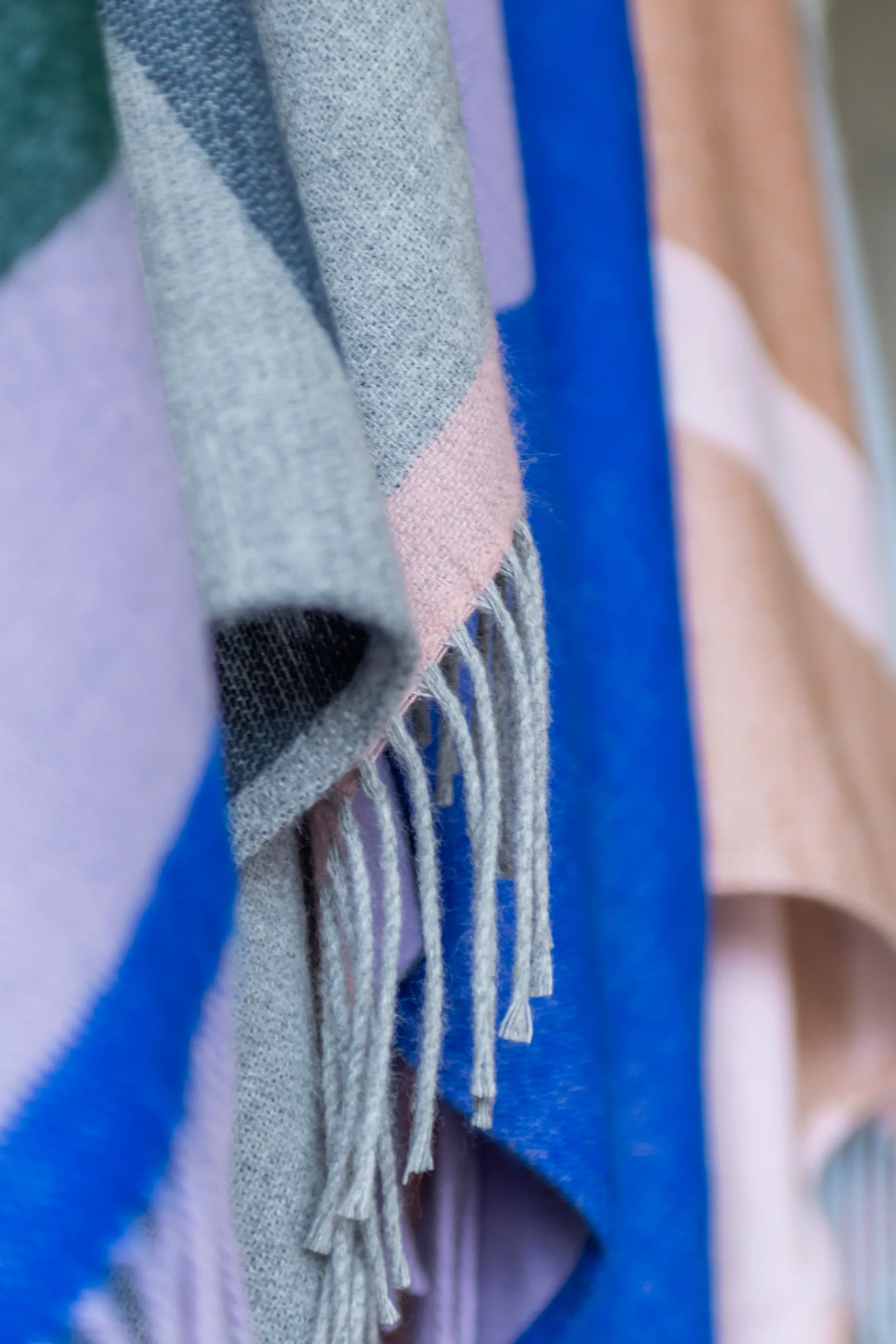 Pled Gallery 125x170 cm, Light grey Mette Ditmer