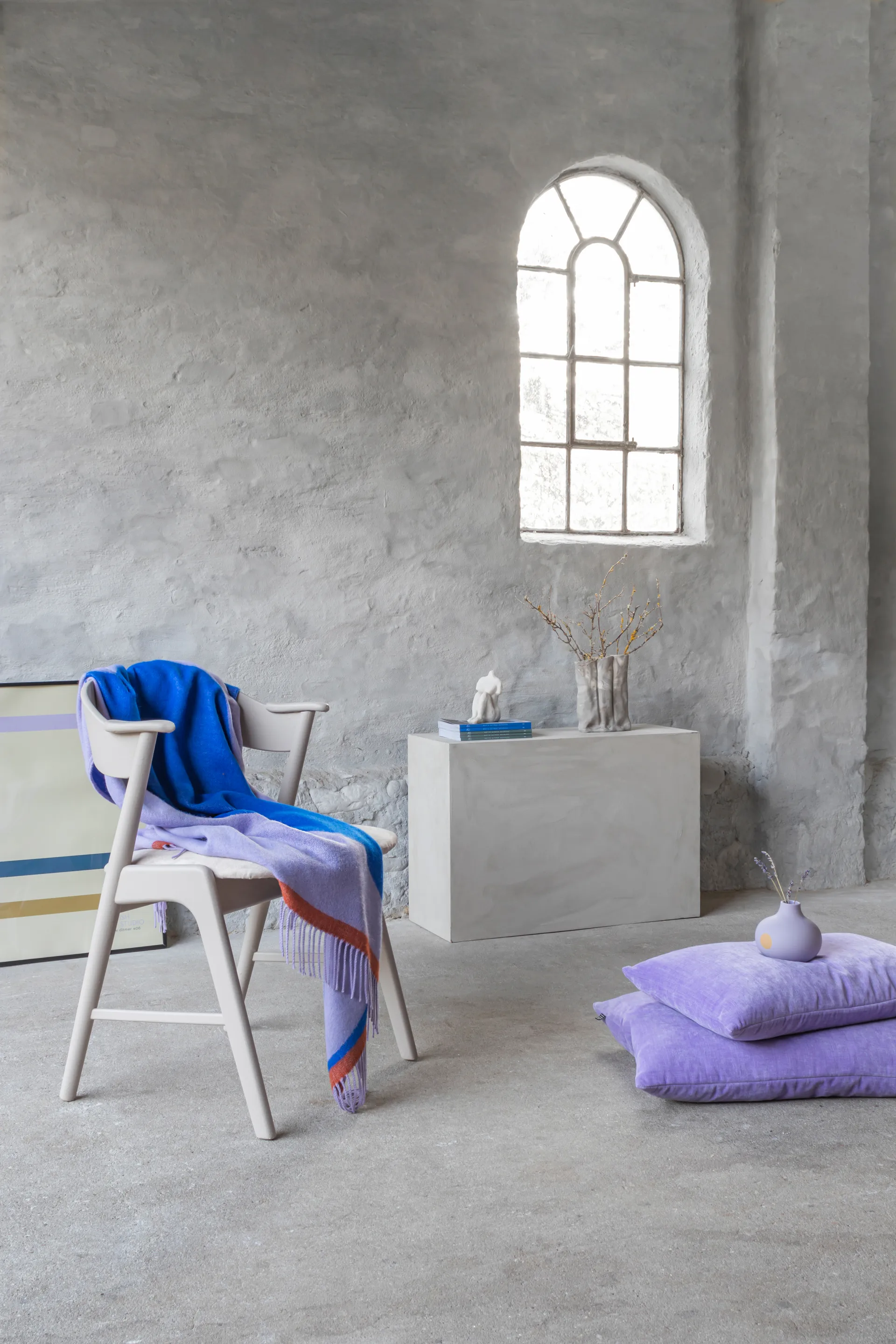 Pled Gallery 125x170 cm, Lilac Mette Ditmer