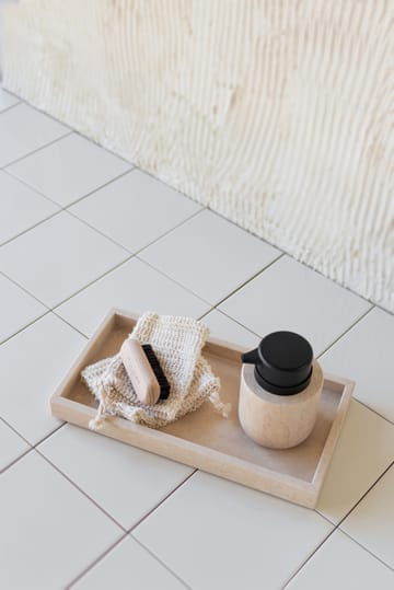 Pojemnik na mydło w płynie Marble 12,5 cm - Sand - Mette Ditmer