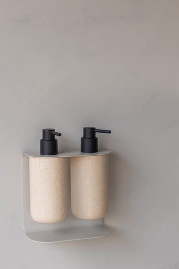 Pojemnik wiszący, podwójny Carry - Sand grey  - Mette Ditmer