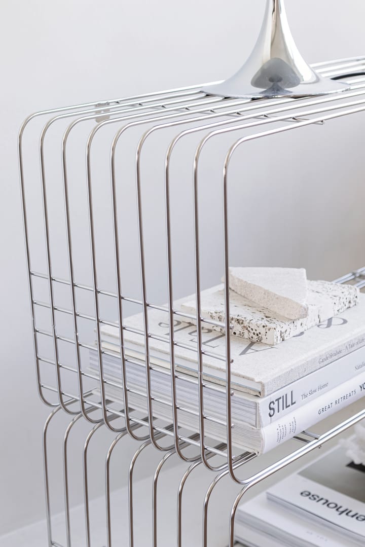 Półka Wire 31x70x26 cm, Chrome Mette Ditmer