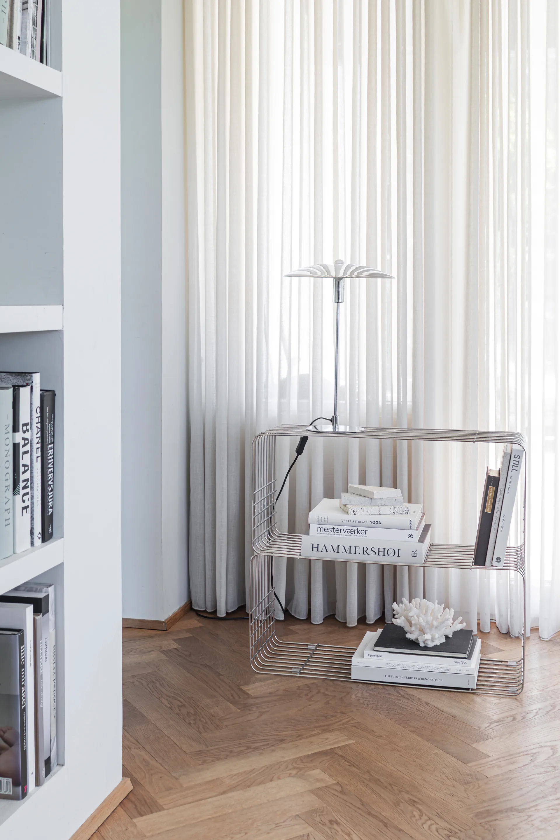 Półka Wire 31x70x26 cm, Chrome Mette Ditmer