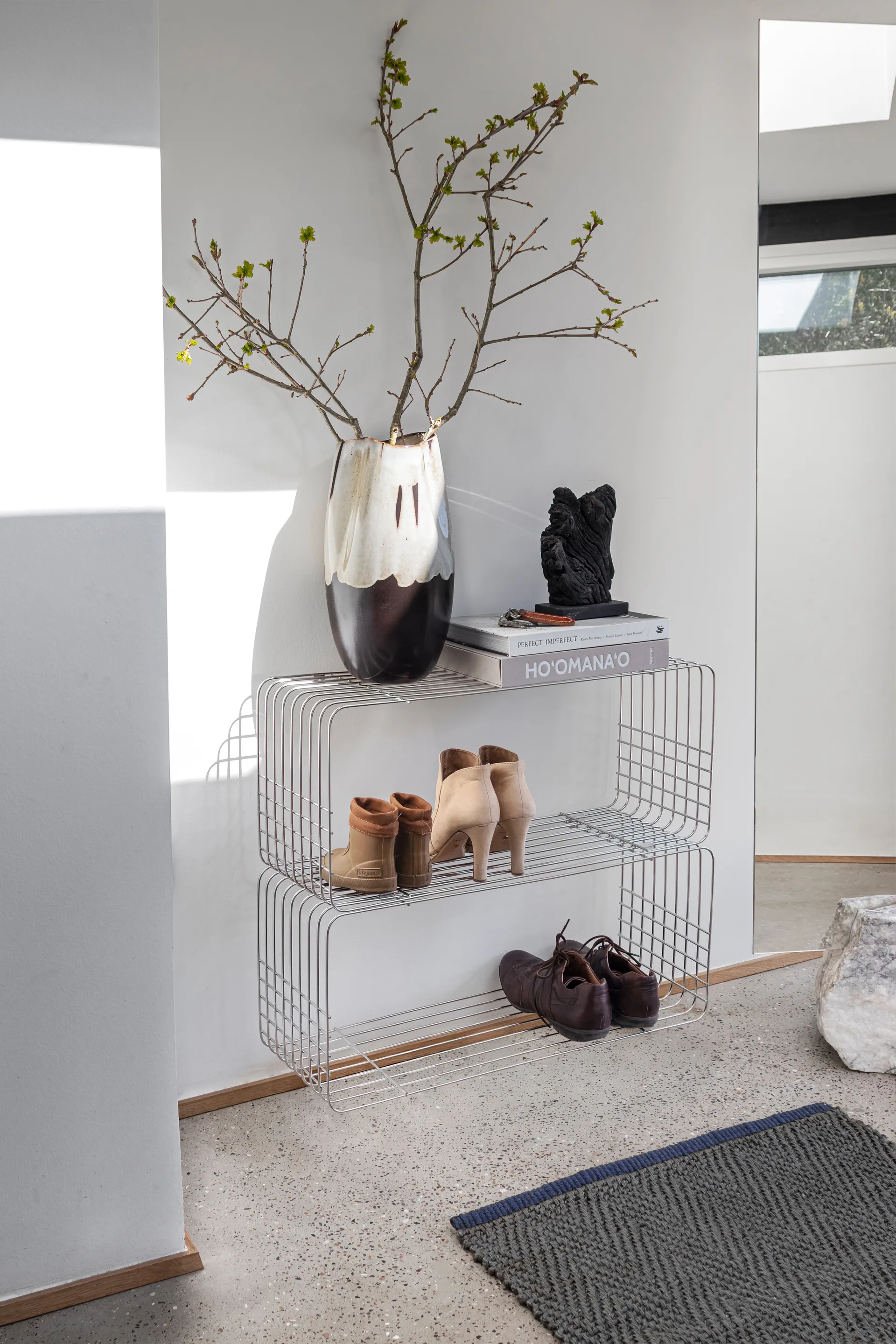 Półka Wire 31x70x26 cm, Chrome Mette Ditmer