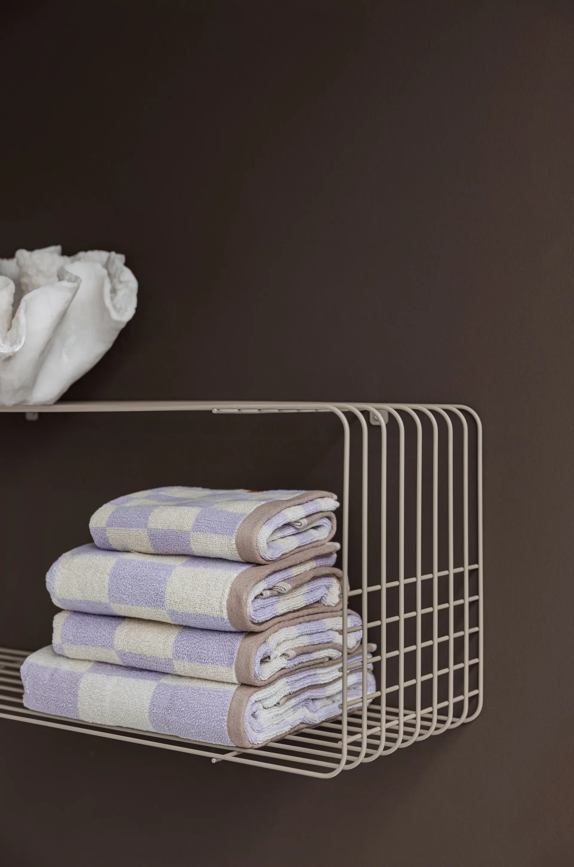 Półka Wire, Sand, 31x70x26 cm Mette Ditmer