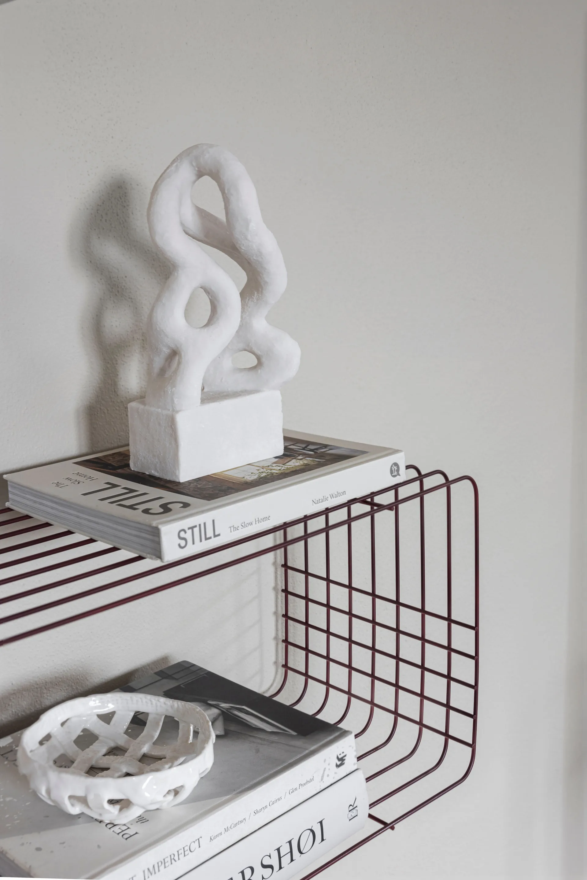 Półka Wire, Wine, 31x70x26 cm Mette Ditmer