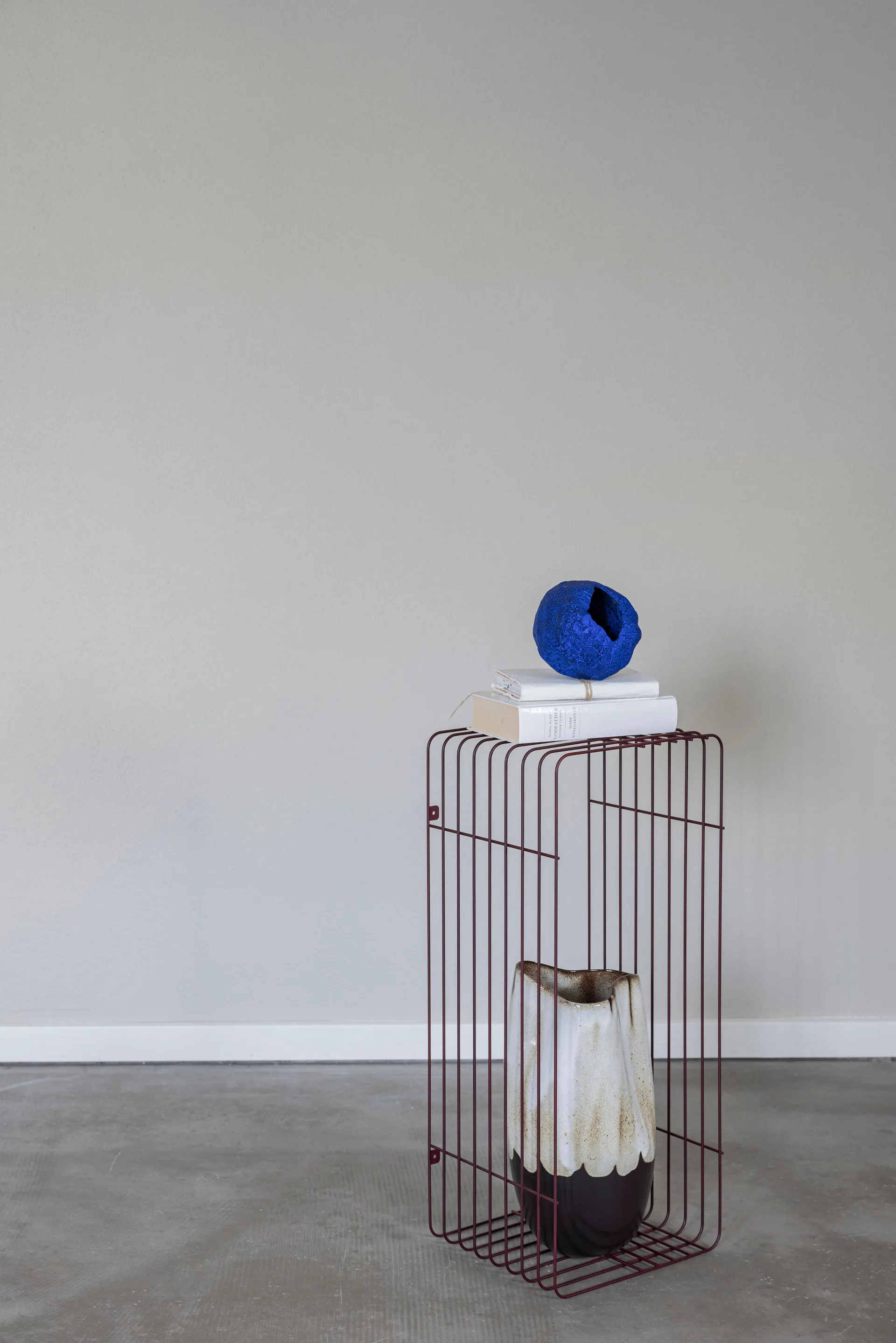 Półka Wire, Wine, 31x70x26 cm Mette Ditmer