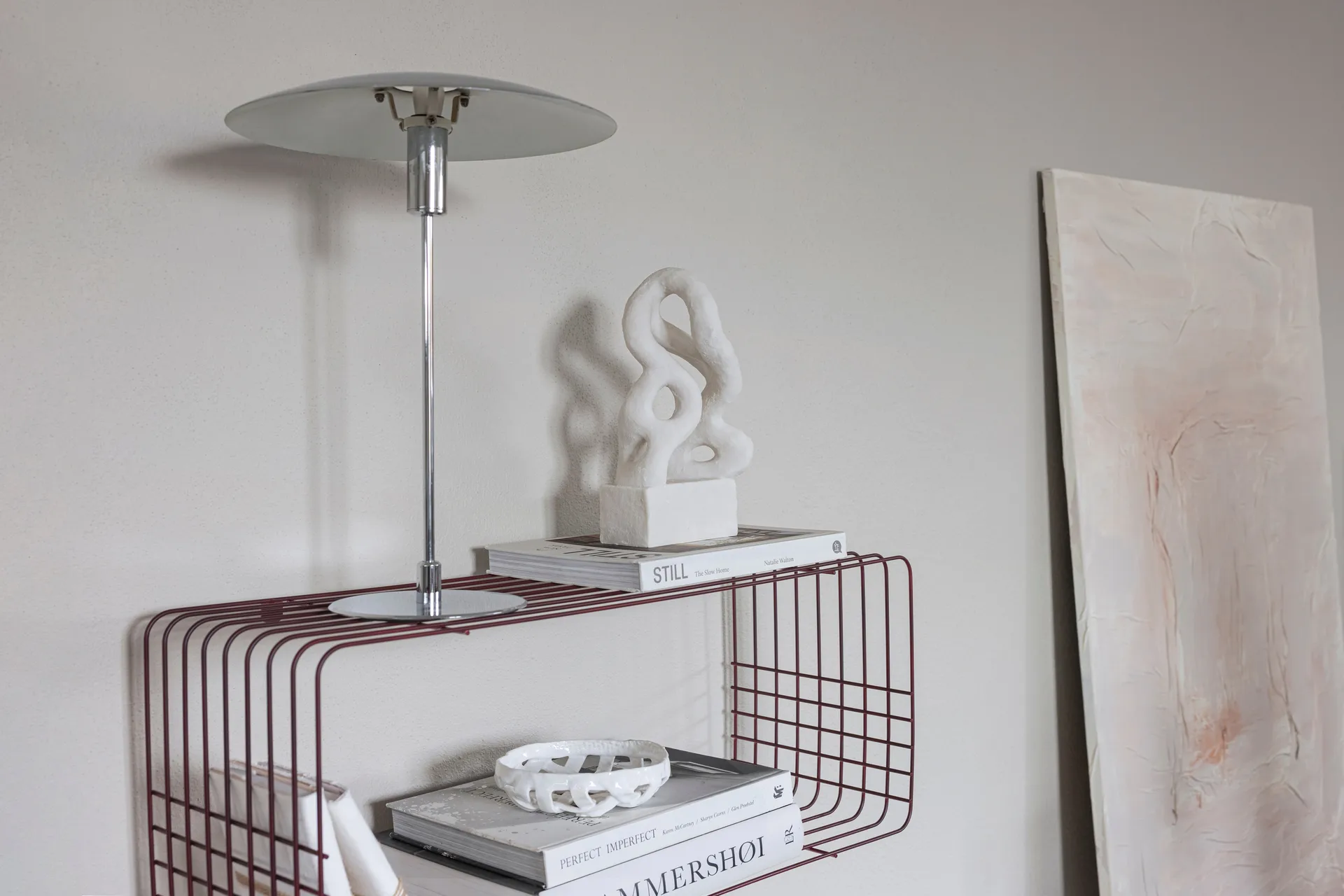 Półka Wire, Wine, 31x70x26 cm Mette Ditmer