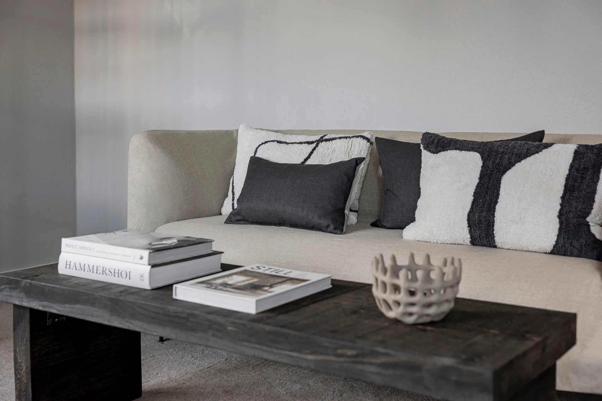 Poszewka na poduszkę Scala, Stone grey, 40x60 cm Mette Ditmer