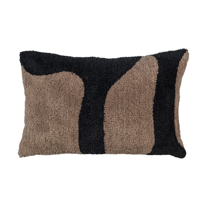 Poszewka na poduszkę z wypukłym wzorem Figura 40x60 cm - Brown - Mette Ditmer