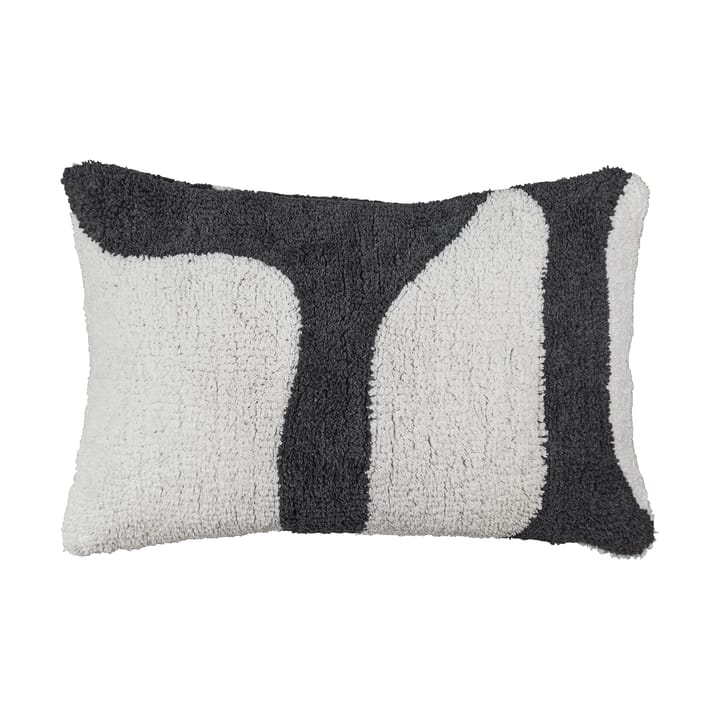 Poszewka na poduszkę z wypukłym wzorem Figura 40x60 cm - Off-white - Mette Ditmer