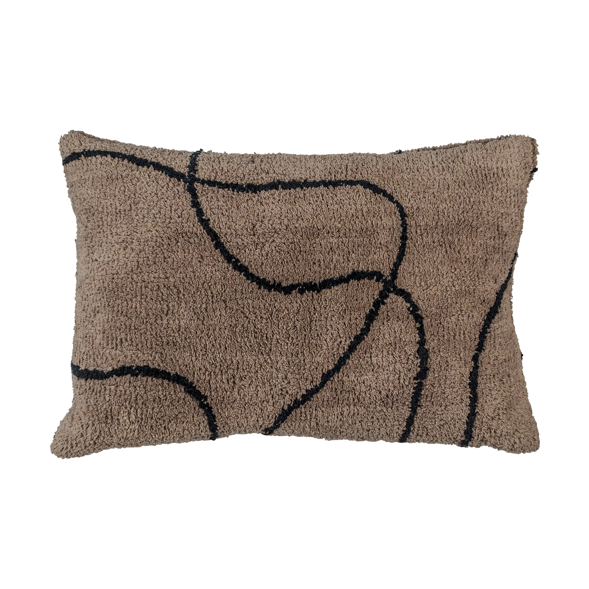 Poszewka na poduszkę z wypukłym wzorem Shadow 40x60 cm, Brown Mette Ditmer