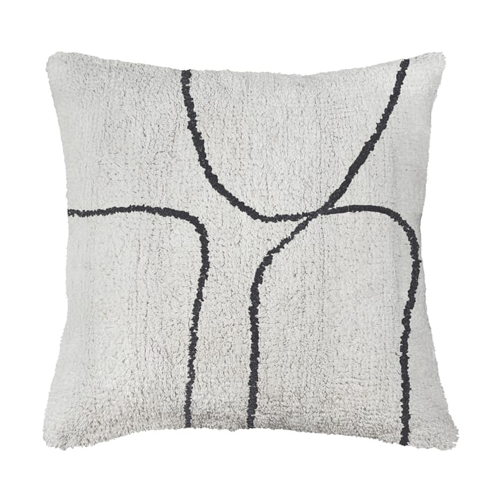 Poszewka na poduszkę z wypukłym wzorem Shadow 50x50 cm - Off-white - Mette Ditmer