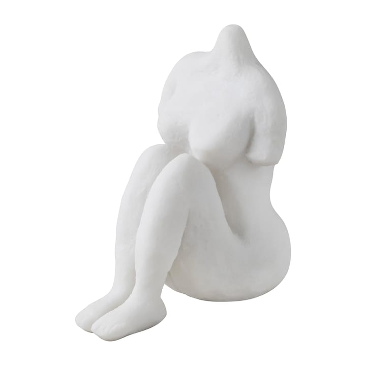 Praca plastyczna siedząca kobieta 14 cm - Off-white - Mette Ditmer