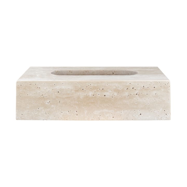 Pudełko na chusteczki Travertine 14x25,5 cm - Linen - Mette Ditmer