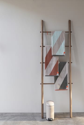 Ręcznik Diagonal - Brick, 70x133 cm - Mette Ditmer