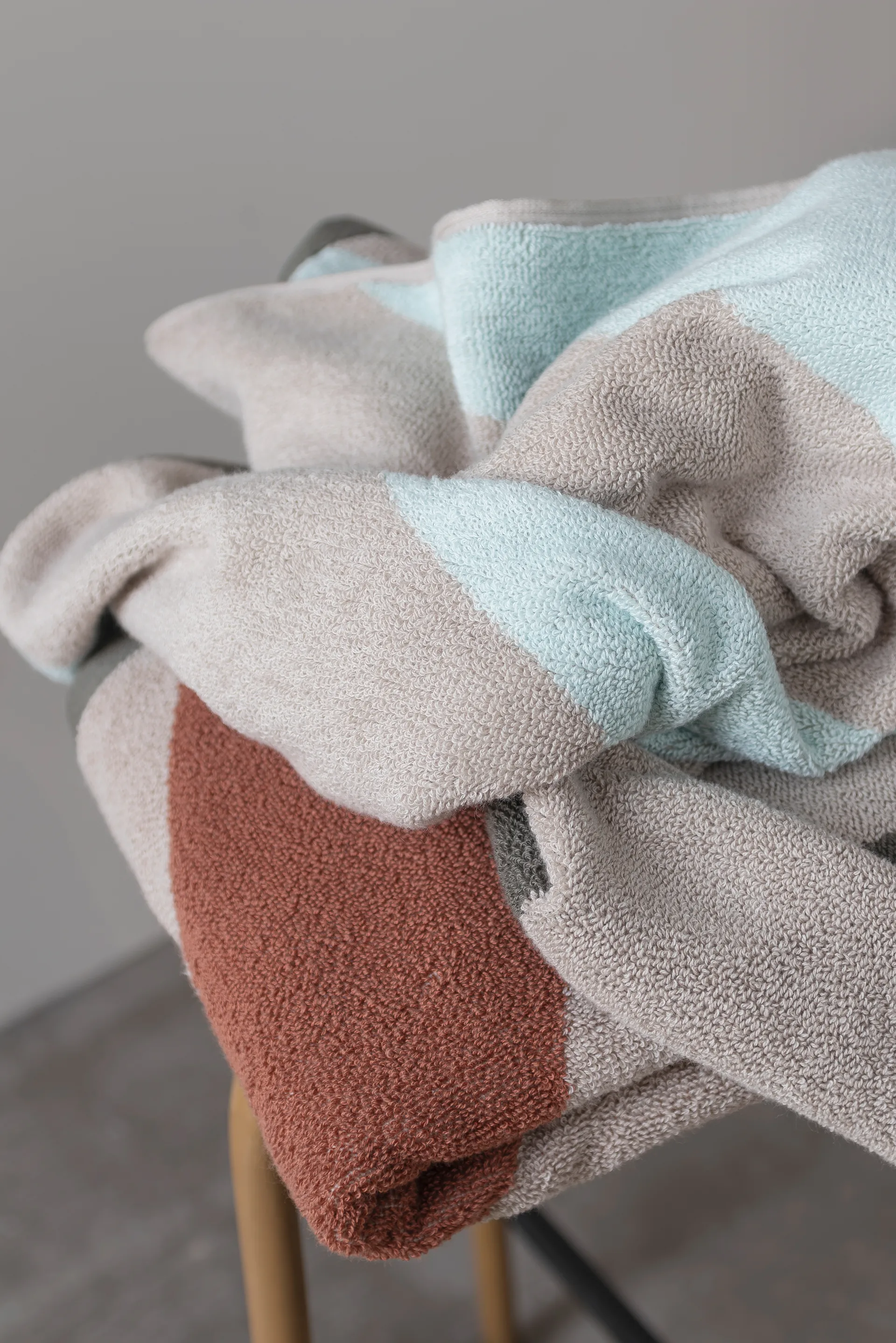 Ręcznik Diagonal, Mint, 50x90 cm Mette Ditmer