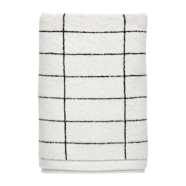 Ręcznik dla gości Tile Stone 38x60 cm 2-pak - Black-Off-white  - Mette Ditmer