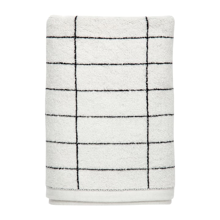 Ręcznik dla gości Tile Stone 38x60 cm 2-pak - Black-Off-white  - Mette Ditmer