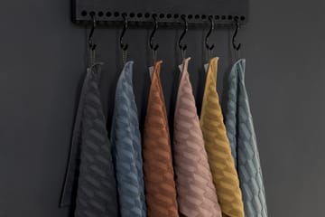 Ręcznik do kąpieli Geo 70x133 cm - Stone blue
 - Mette Ditmer