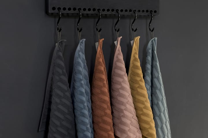 Ręcznik do kąpieli Geo 70x133 cm, Stone blue
 Mette Ditmer