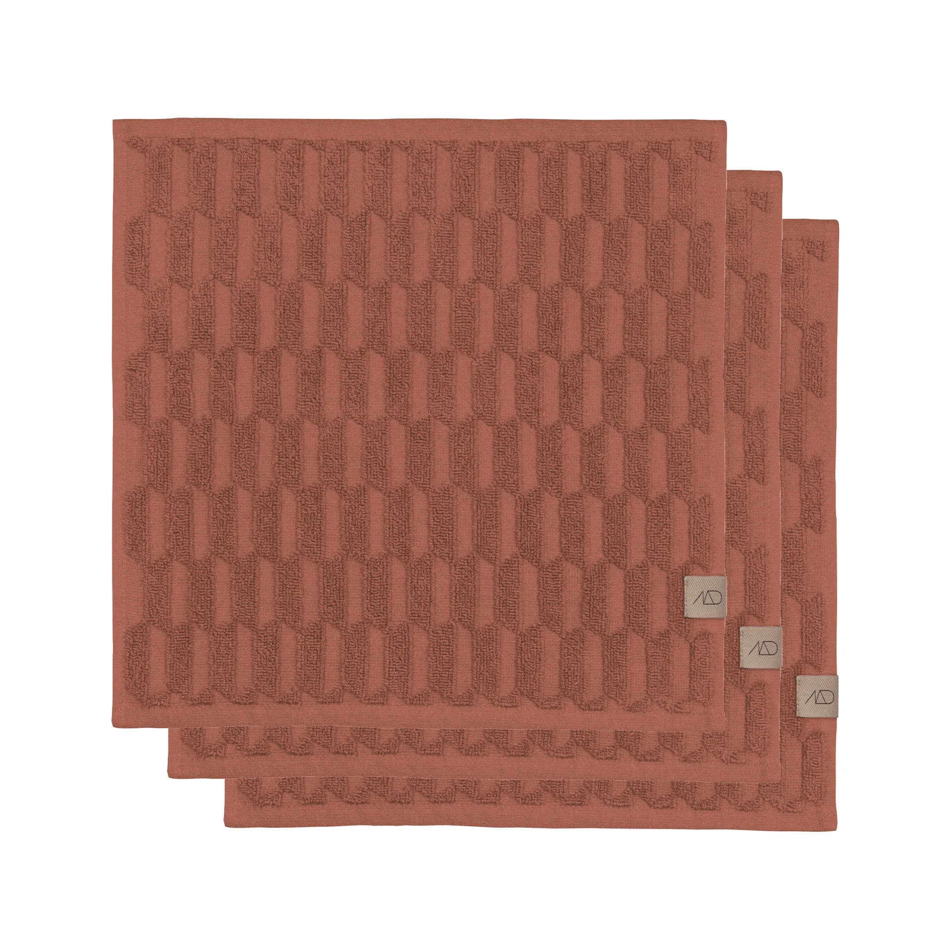 Ręcznik do rąk Geo 30x30 cm 3-pak, Blush Mette Ditmer