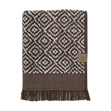 Ręcznik do rąk Morocco 50x90 cm - Czekoladowo-off-white - Mette Ditmer
