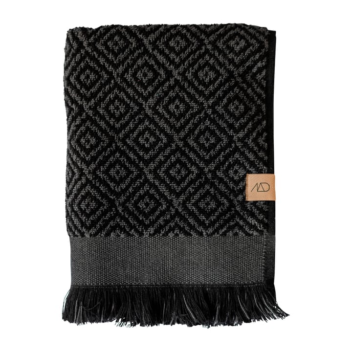Ręcznik do rąk Morocco 50x95 cm - Black-grey - Mette Ditmer