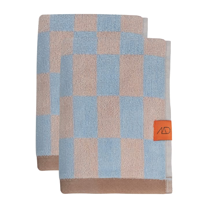 Ręcznik do rąk Retro 40x55 cm, 2-pak - Light blue - Mette Ditmer