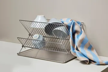 Ręcznik kuchenny Stripes 50x70 cm 2 szt. - Blue-Beige (niebiesko-beżowy), 50x70 cm - Mette Ditmer