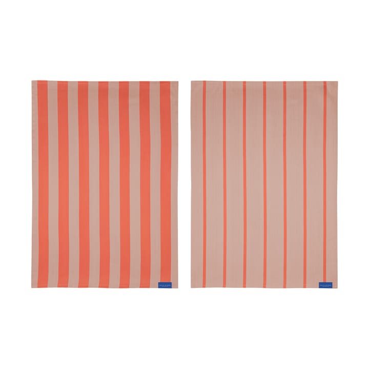 Ręcznik kuchenny Stripes 50x70 cm 2 szt. - Latte - Mette Ditmer