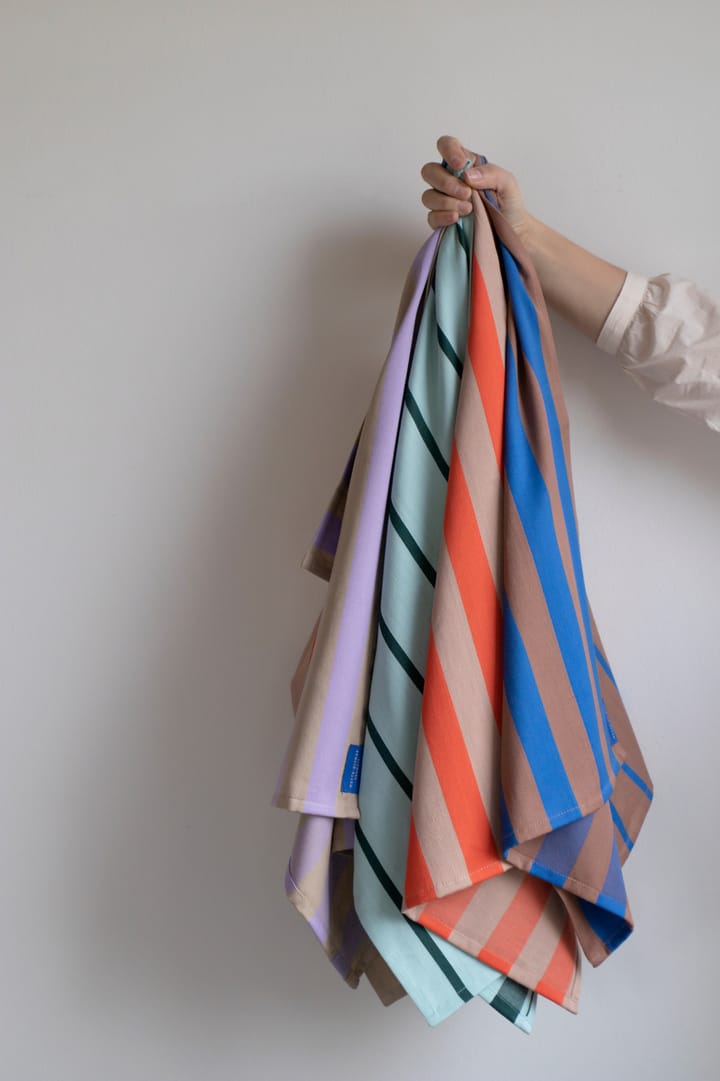 Ręcznik kuchenny Stripes 50x70 cm 2 szt. - Mint - Mette Ditmer