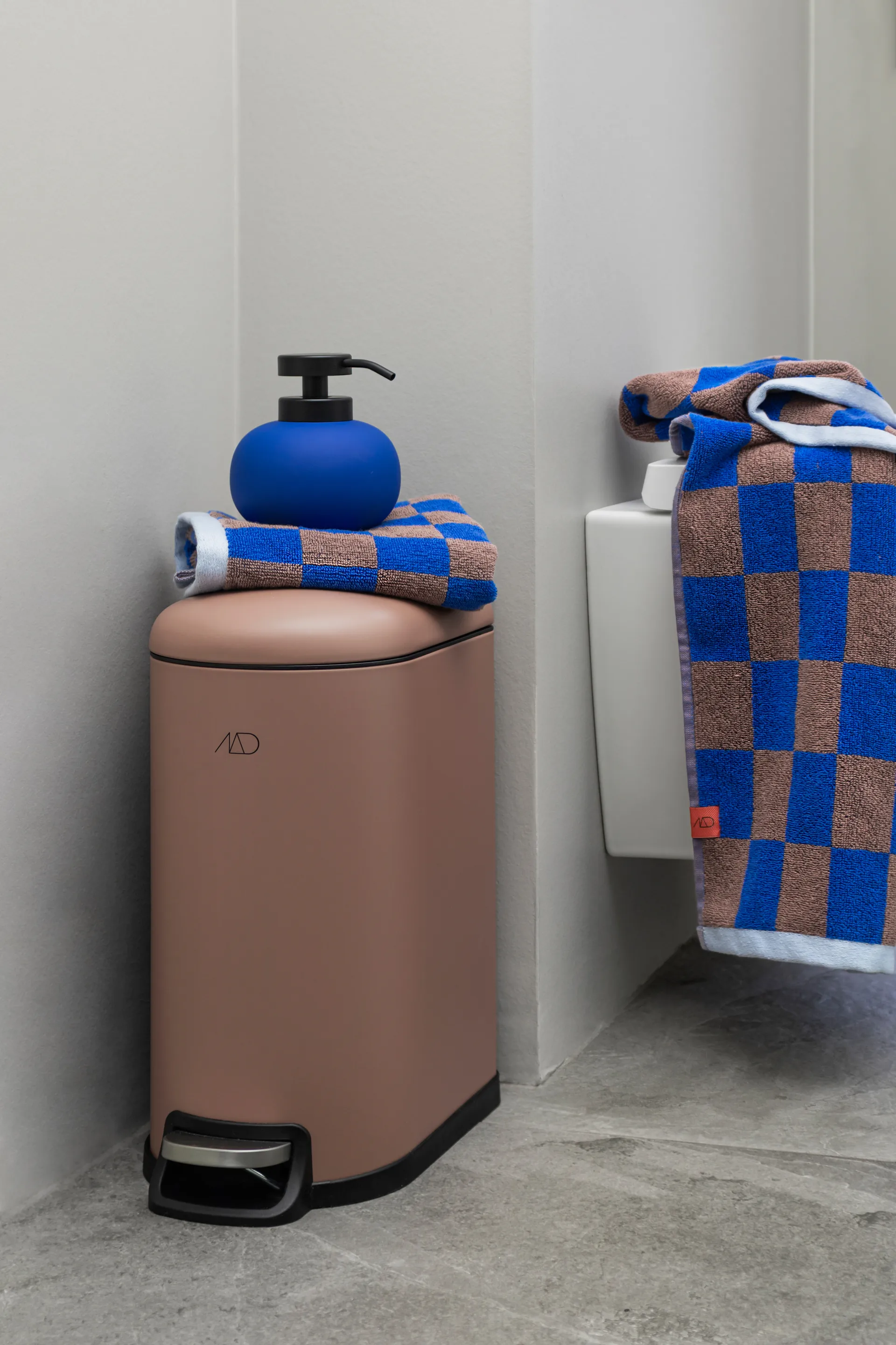 Ręcznik Retro, Cobalt, 40x55 cm, 2-pak Mette Ditmer