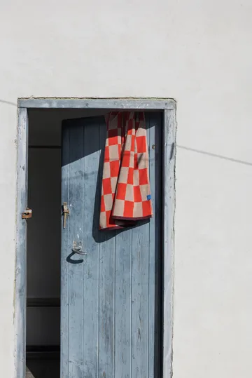 Ręcznik Retro - Dark orange, 50x90 cm - Mette Ditmer