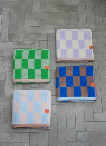 Ręcznik Retro - Lilac, 70x133 cm - Mette Ditmer