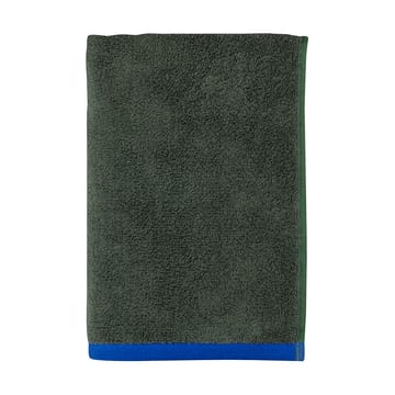 Ręcznik Soft 70x133 cm - Dark olive-light blue - Mette Ditmer