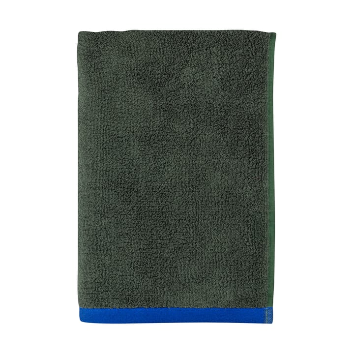 Ręcznik Soft 70x133 cm, Dark olive-light blue Mette Ditmer
