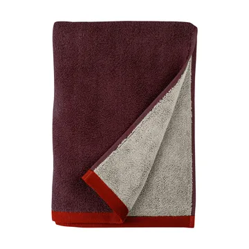 Ręcznik Soft 70x133 cm - Gray-Red (szaro-czerwony), 70x133 cm - Mette Ditmer