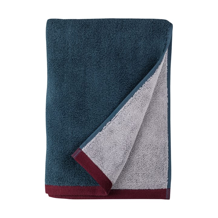 Ręcznik Soft 70x133 cm - Midnight blue-light grey - Mette Ditmer