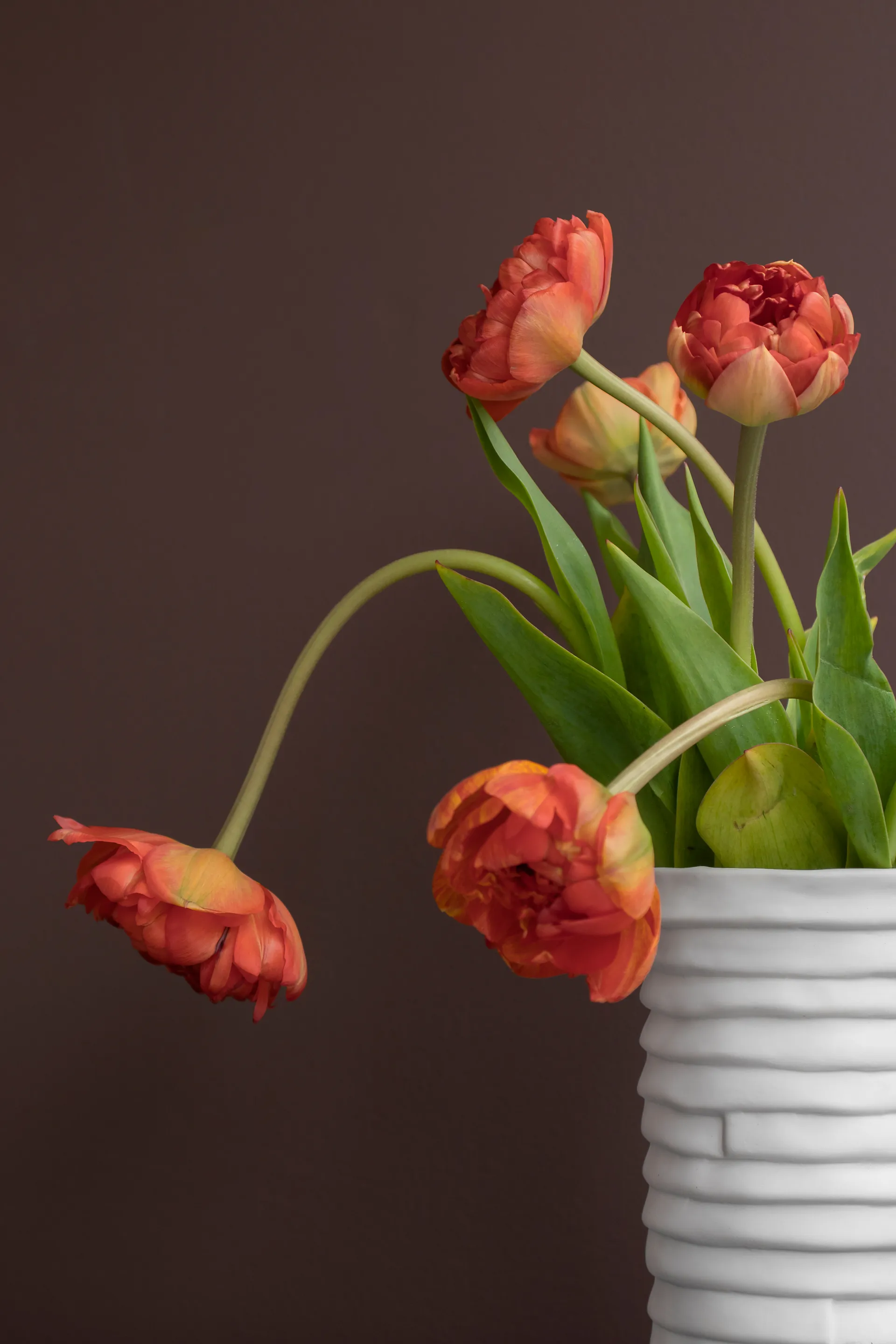 Ribbon wazon large 20 cm, Off-white Mette Ditmer