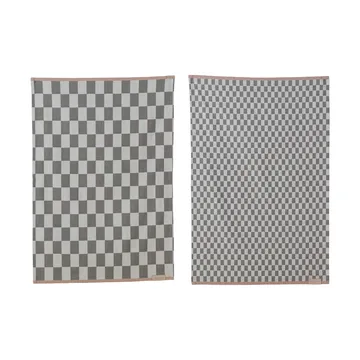 Ścierka kuchenna Mini-Max 2-szt. - Grey (szary), 50x70 cm - Mette Ditmer