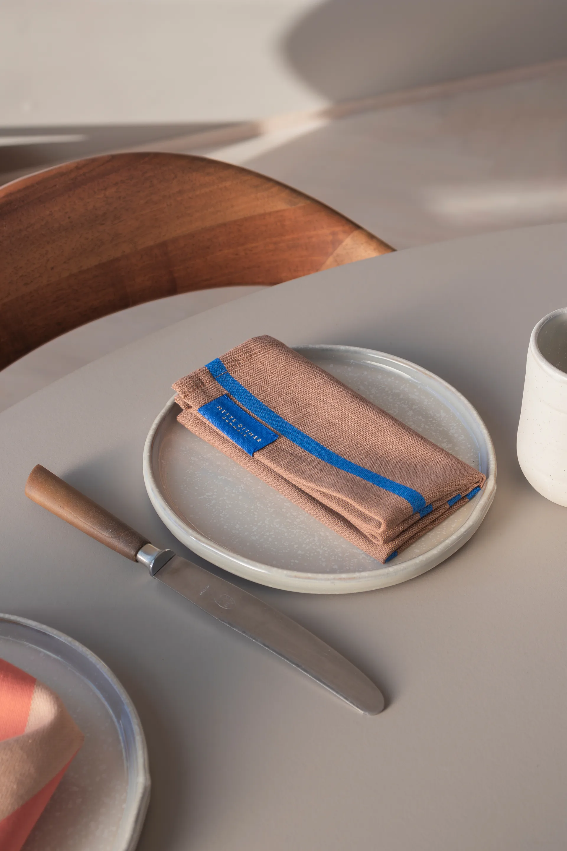 Ścierka kuchenna Stripes 33x33 cm 2 szt., Blush Mette Ditmer